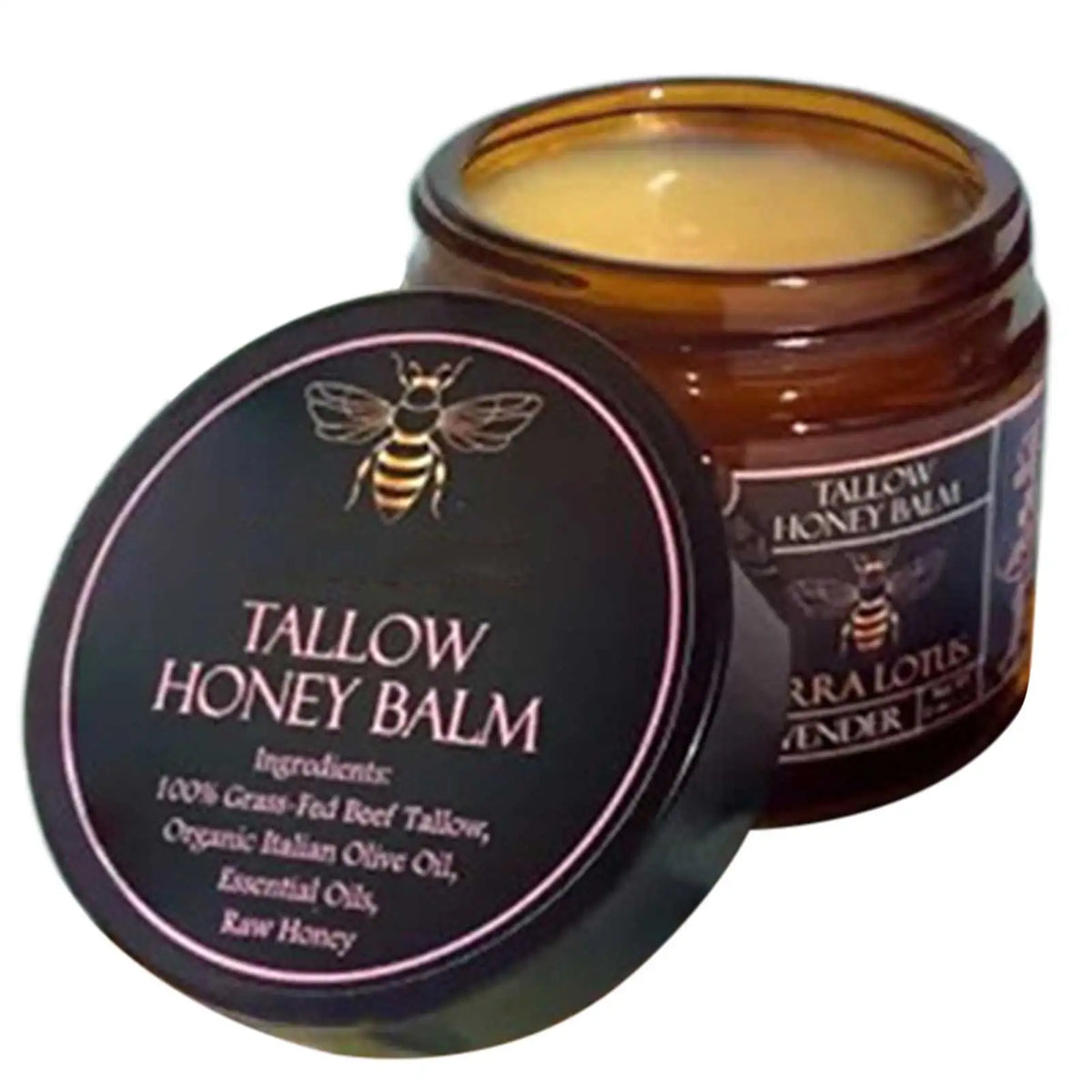 Grass-Fed Beef Tallow & Raw Honey Moisturizing Balm – 57g