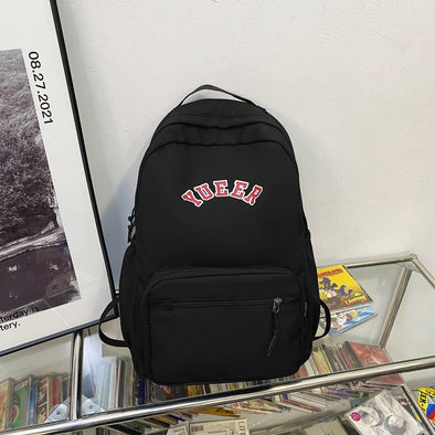 Simple Nylon School Backpack