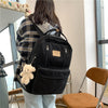 Double Zipper School Backpack