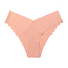 V-Waist Seamless Ice Silk Lace Underwear