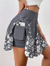Minimalist Floral Pocket Shorts