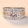 Zircon Heart Arrow Ring