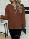 Cropped Zip-Up Sweater