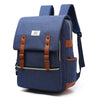 Vintage Canvas USB Backpack