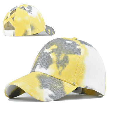 BreezeBloom Tie-Dye Sun Visor