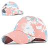 BreezeBloom Tie-Dye Sun Visor