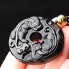 Obsidian Pixiu Pendant Necklace
