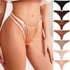 Satin T-Back Thong Women’s Underwear with Cotton Crotch