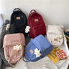 Double Zipper School Backpack