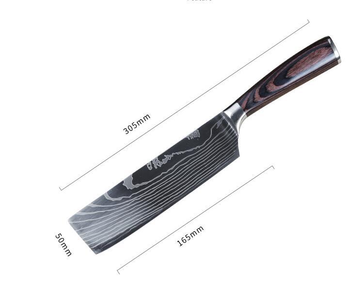 Carpenter's Chef Knife Set — 6‑ or 8‑Piece