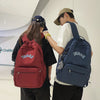 Simple Nylon School Backpack