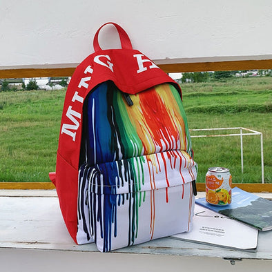 Rainbow Pride Canvas Backpack