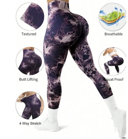 Seamless High‑Waist Yoga Pants — Comfortable Activewear