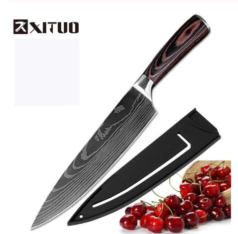 Carpenter's Chef Knife Set — 6‑ or 8‑Piece