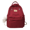 Double Zipper School Backpack