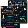 Double-Sided First & Last Day School Blackboard Sign