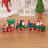Wooden Christmas Train Toy for Kids