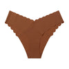 V-Waist Seamless Ice Silk Lace Underwear