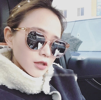 Pink Cat Eye Square Sunglasses