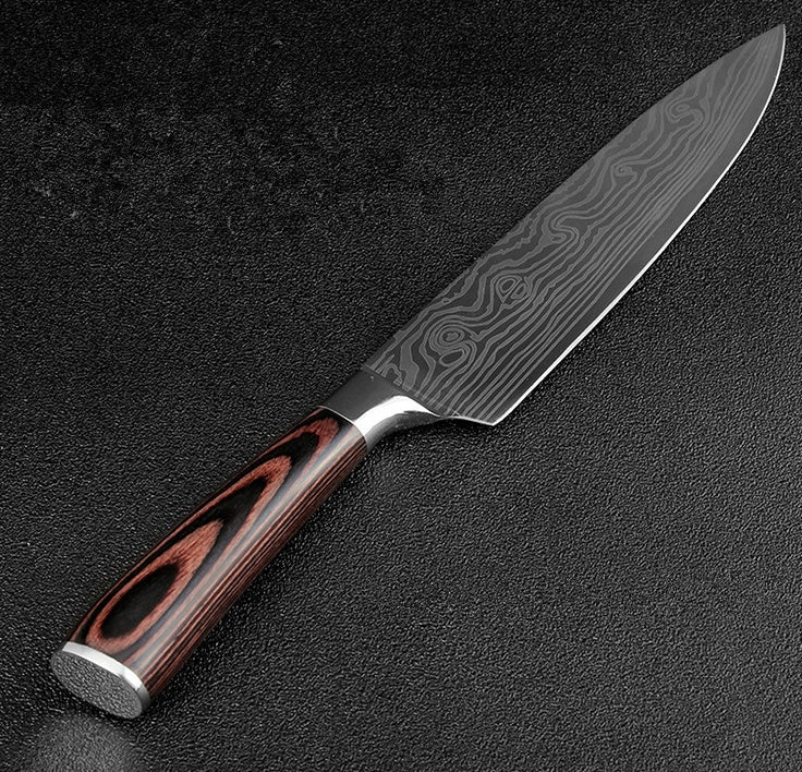 Carpenter's Chef Knife Set — 6‑ or 8‑Piece