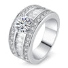 Zircon Heart Arrow Ring