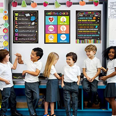 Back to School Classroom Rules Wall Sticker Set