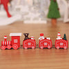 Wooden Christmas Train Toy for Kids