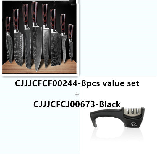 Carpenter's Chef Knife Set — 6‑ or 8‑Piece