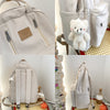 Double Zipper School Backpack