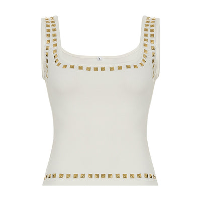 Hot Girl Square Neck Vest