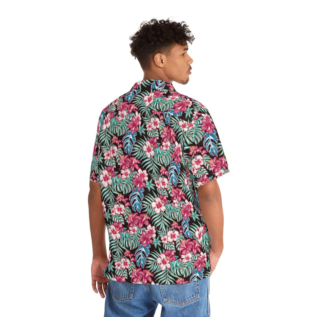 Men's Tropical Hawaiian Beach Shirt — Lightweight Vacation Shirt