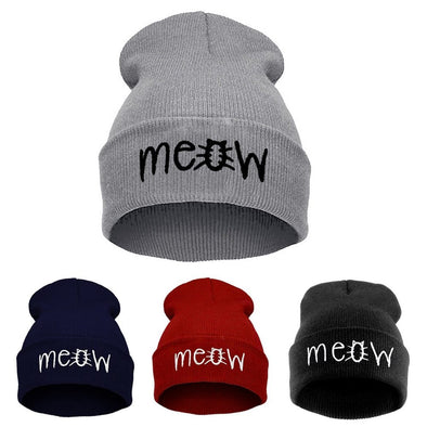 MEOW Knit Beanie