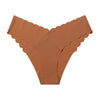 V-Waist Seamless Ice Silk Lace Underwear