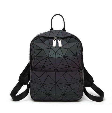 Luminous Geometric Mini Backpack