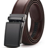 Men’s Adjustable Holeless Leather Belt