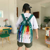Rainbow Pride Canvas Backpack