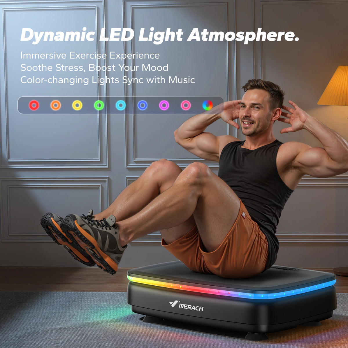 MERACH Vibration Plate Fitness Platform