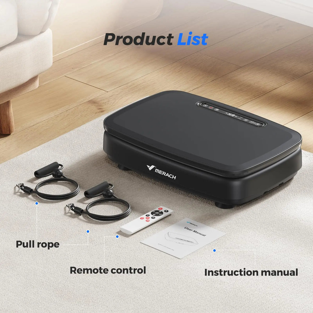 MERACH Vibration Plate Fitness Platform
