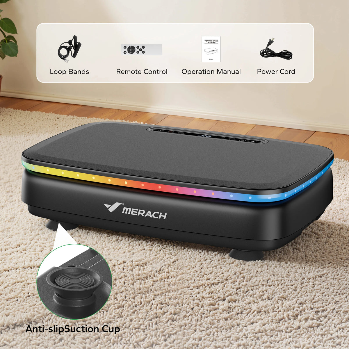 MERACH Vibration Plate Fitness Platform