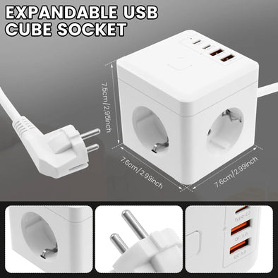 7-in-1 EU Power Strip