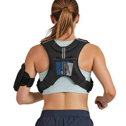 10 lb Reflective Weighted Training Vest