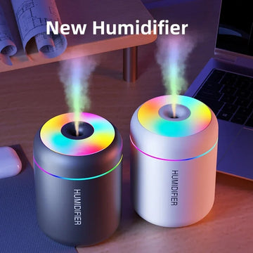 180ml USB Mini Mist Humidifier with Ambient Light