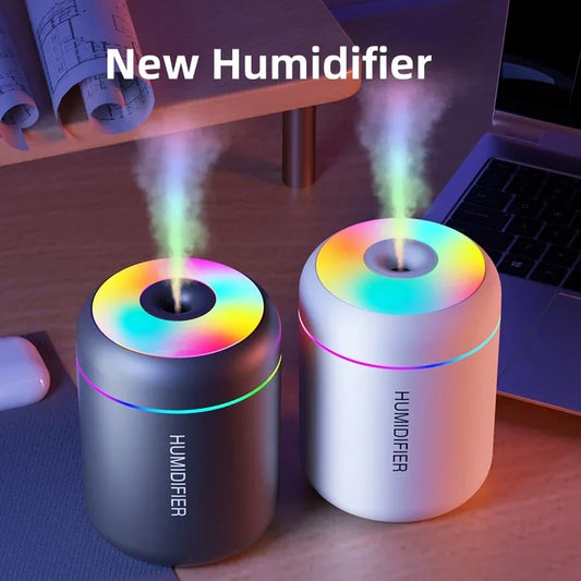 180ml USB Mini Mist Humidifier with Ambient Light