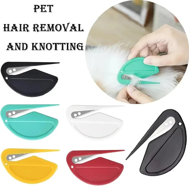 Pet Dematting & Deshedding Comb for Dogs and Cats