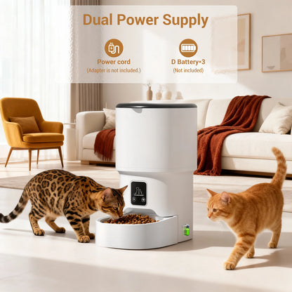 4L Automatic Pet Feeder with Timer & Portion Control
