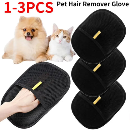 Pet Deshedding Grooming Glove – 1 or 2 Pack