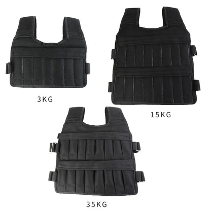 Adjustable Weighted Training Vest – 3kg to 35kg