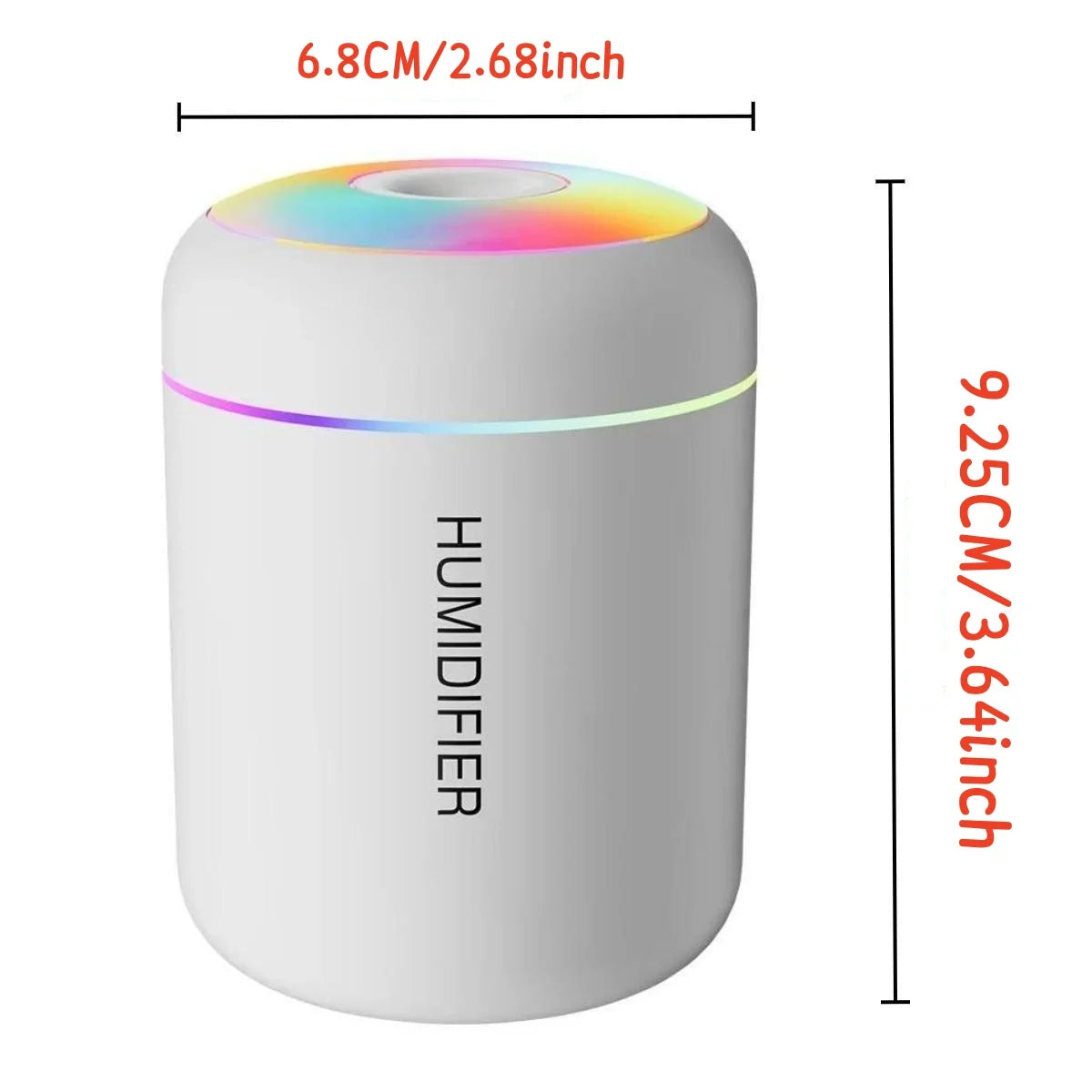 180ml USB Mini Mist Humidifier with Ambient Light