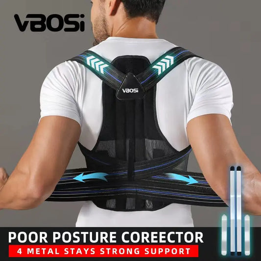 Adjustable Posture Support Brace for Men & Women