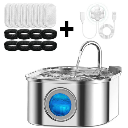 3.2L Stainless Steel Cat Water Fountain